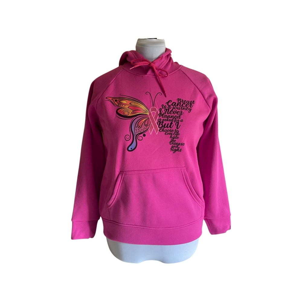 Victory Womens Xl Breast Cancer Hoodie.